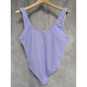 Cotton On Body Size M Womens Purple One Piece Swimsuit (S3)